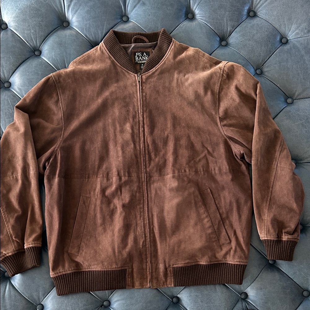 Jos. A. Bank Chocolate Suede Jacket